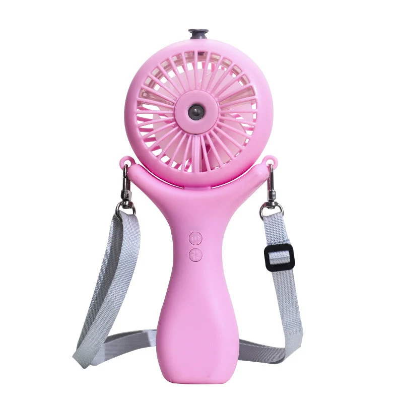 Kvinne bærbar mini håndvifte med sprayfunksjon og ergonomisk design Luvikno