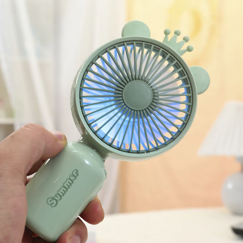 Dame portable mini håndvifte med fleksibel monteringsmekanisme Luvikno