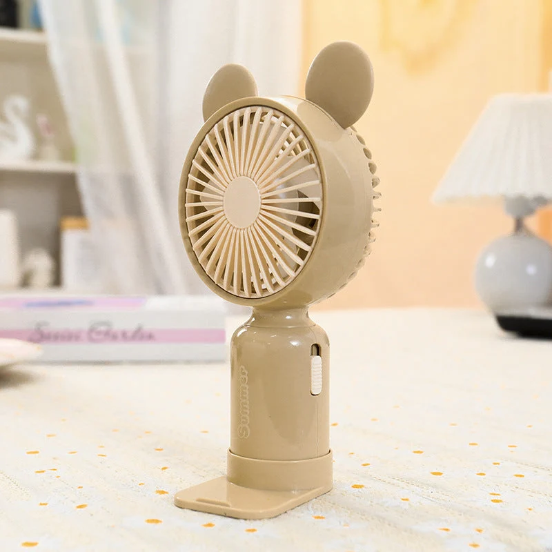 Dame portable mini håndvifte med fleksibel monteringsmekanisme Luvikno