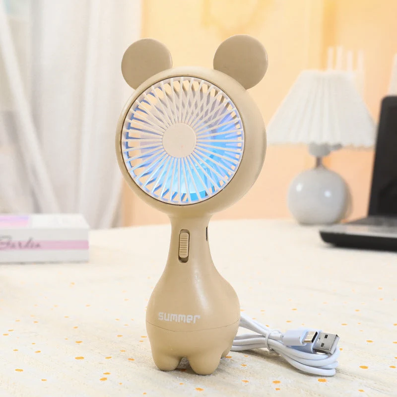 Dame portable mini håndvifte med fleksibel monteringsmekanisme Luvikno