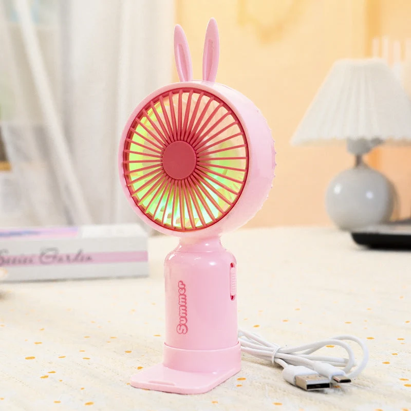 Dame portable mini håndvifte med fleksibel monteringsmekanisme Luvikno