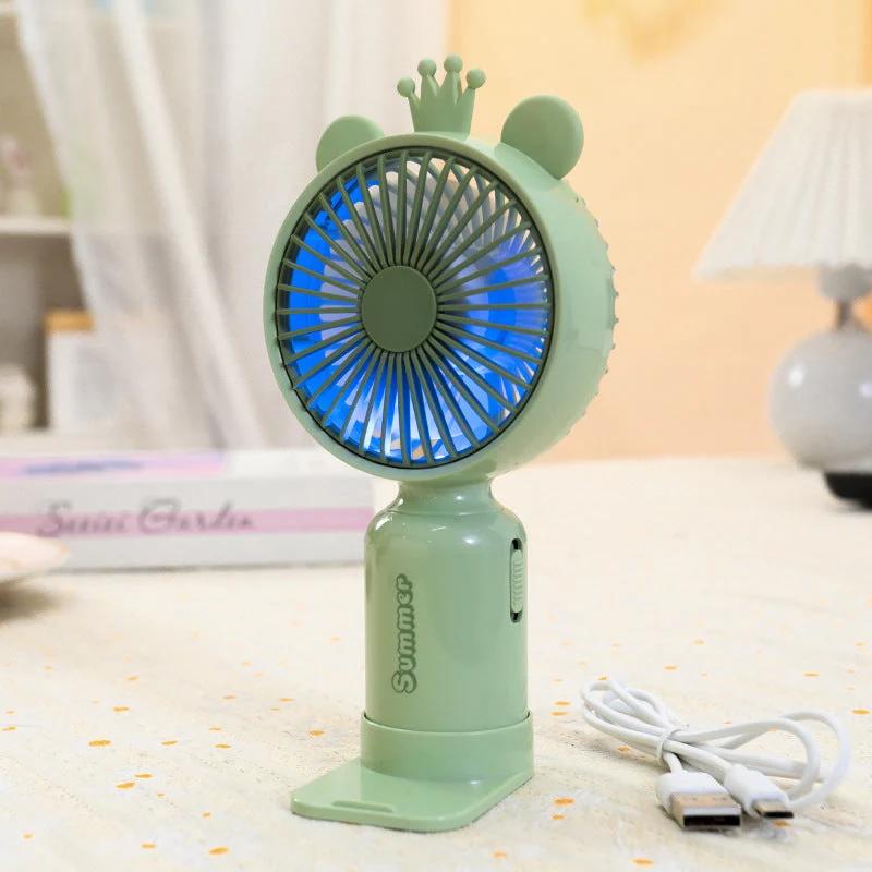 Dame portable mini håndvifte med fleksibel monteringsmekanisme Luvikno