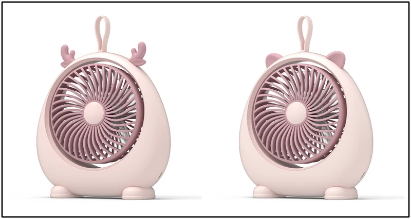 Kvinnenes innovative mini vifte i dyremotiv Skanto
