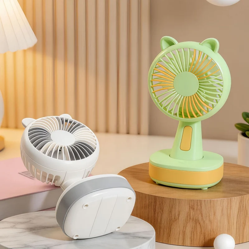 Kvinnelig bærbar mini håndvifte i kreativt hodeskalle design Luvikno
