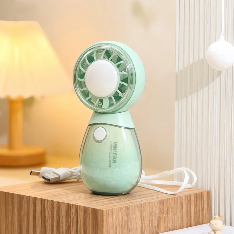Dame portable håndvifte med lekent bjørndesign Luvikno
