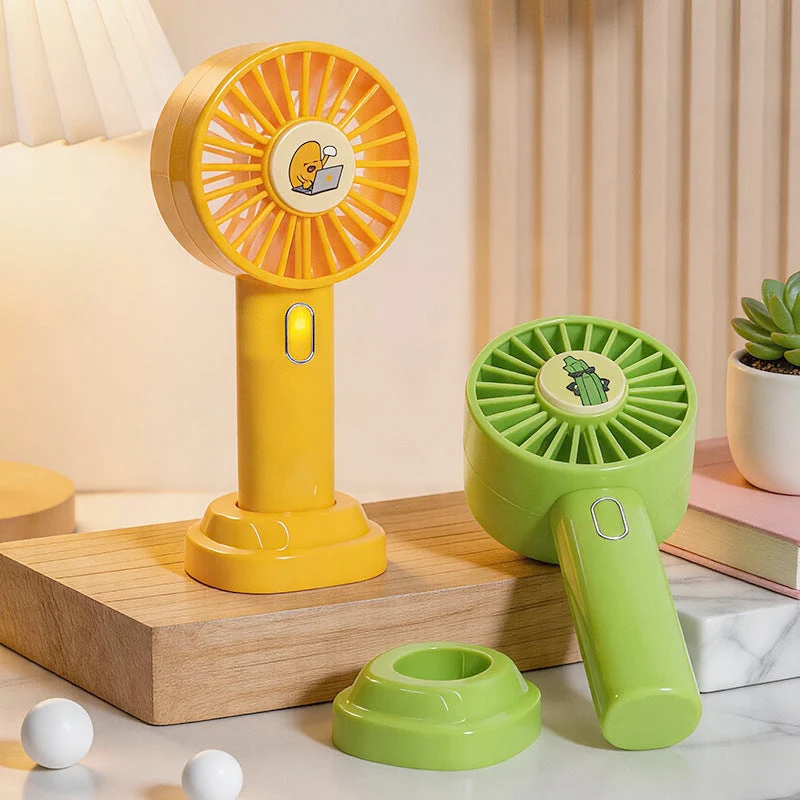 Damers bærbare håndvifte med USB-tilkobling og morsom design Luvikno