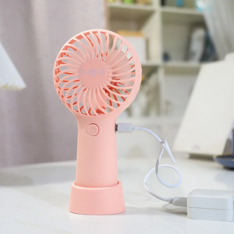 Dame portable håndvifte med ergonomisk design og USB-lading funksjon Luvikno