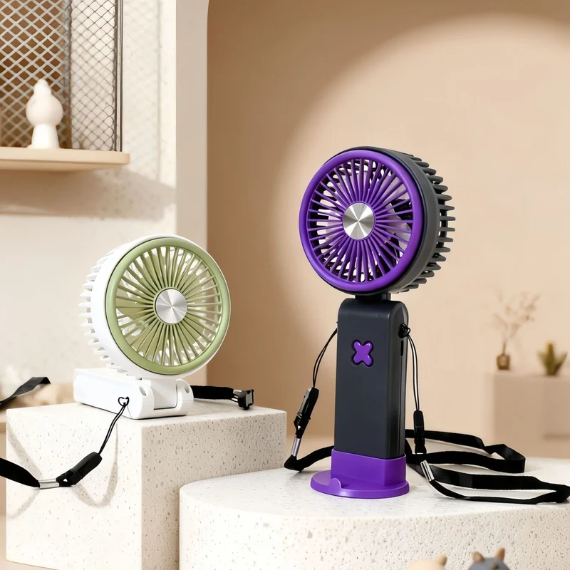 Dame Portable Håndvifte med Fleksibel Design og USB-tilkobling Luvikno