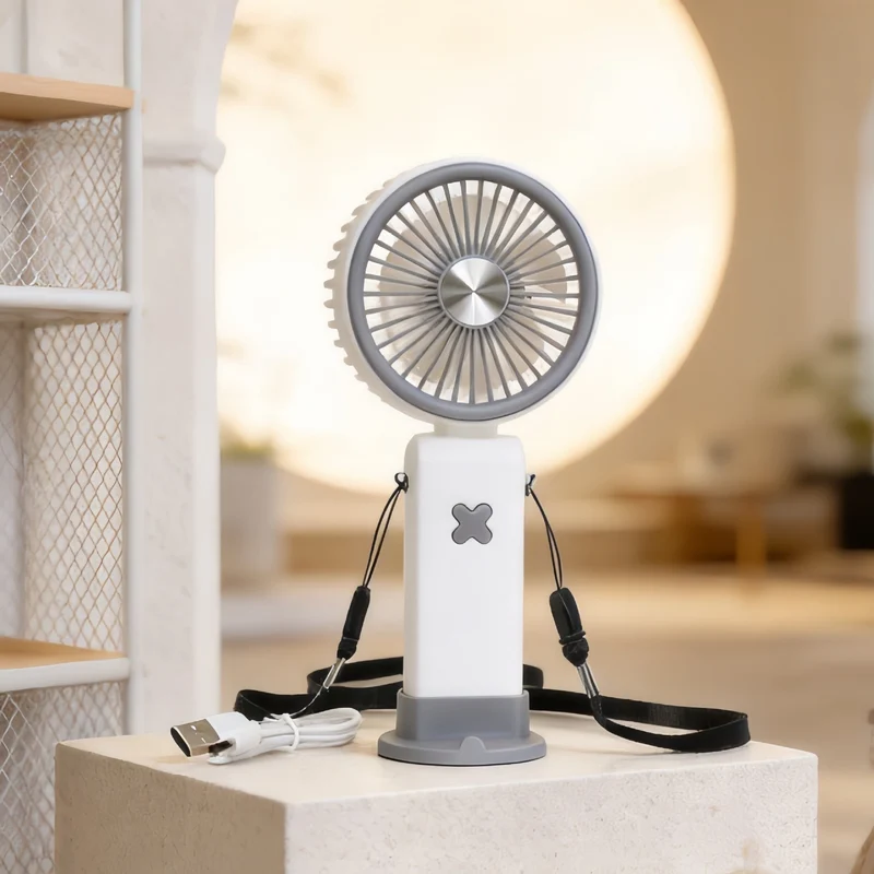 Dame Portable Håndvifte med Fleksibel Design og USB-tilkobling Luvikno