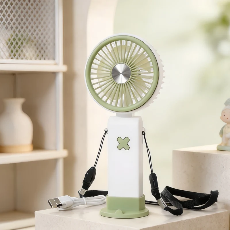 Dame Portable Håndvifte med Fleksibel Design og USB-tilkobling Luvikno