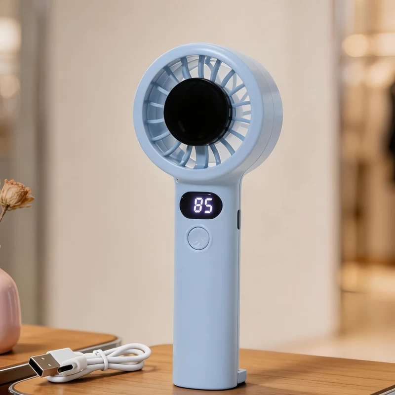 Dames bærbar håndvifte med digital styring og ergonomisk design Luvikno