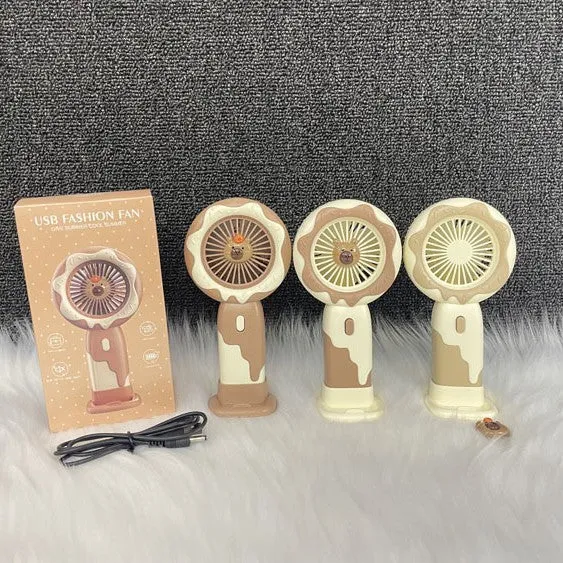 Unisex Bærbar USB Mini-vifte med flere hastighetsinnstillinger og fleksibel tilt Luvikno