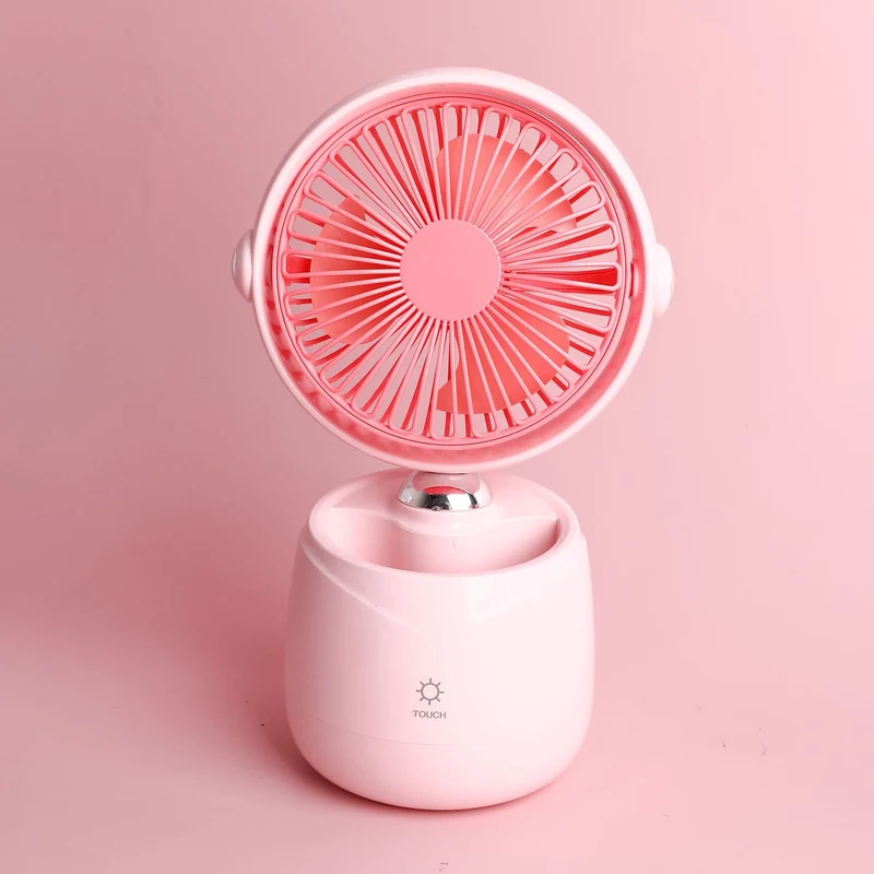 Unisex Bærbar Mini Viftekontakt med Touch-Betjening Luvikno