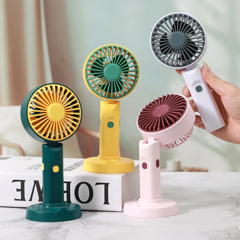 Unisex Bærbar Mini Vifte med fleksibel Stativ Luvikno