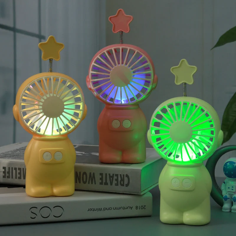 Unisex Bærbar Mini-vifte i kreativt figurd Design Luvikno