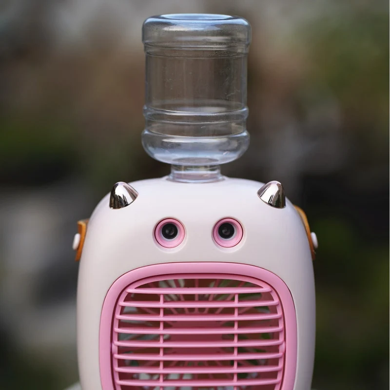 Unisex Bærbar Mini-vifte med kreativt dyredesign Luvikno