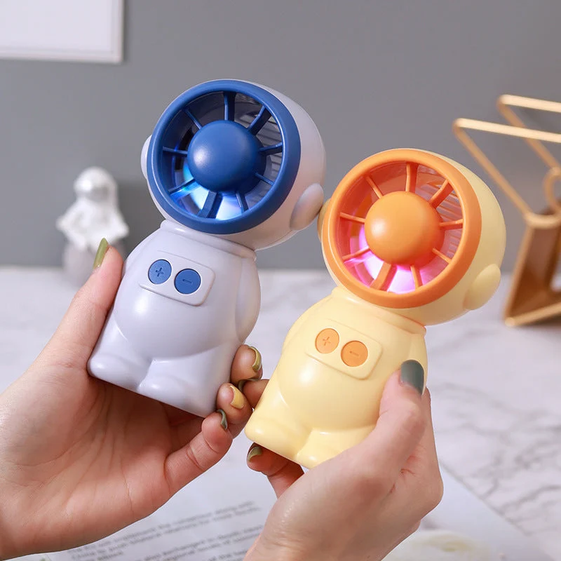 Unisex Bærbar Barnvifte med søt design og USB-tilkobling Luvikno