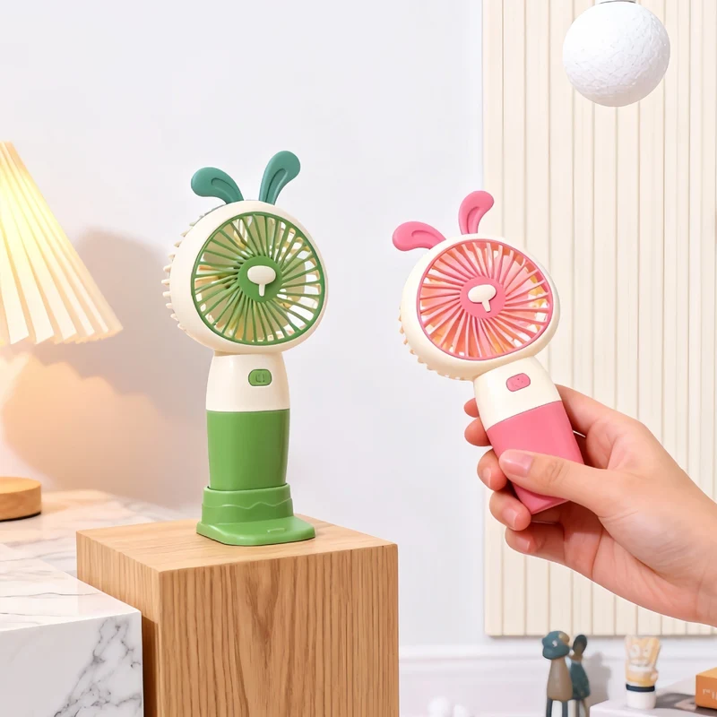 Damehåndvifte i søtt løve-design Luvikno