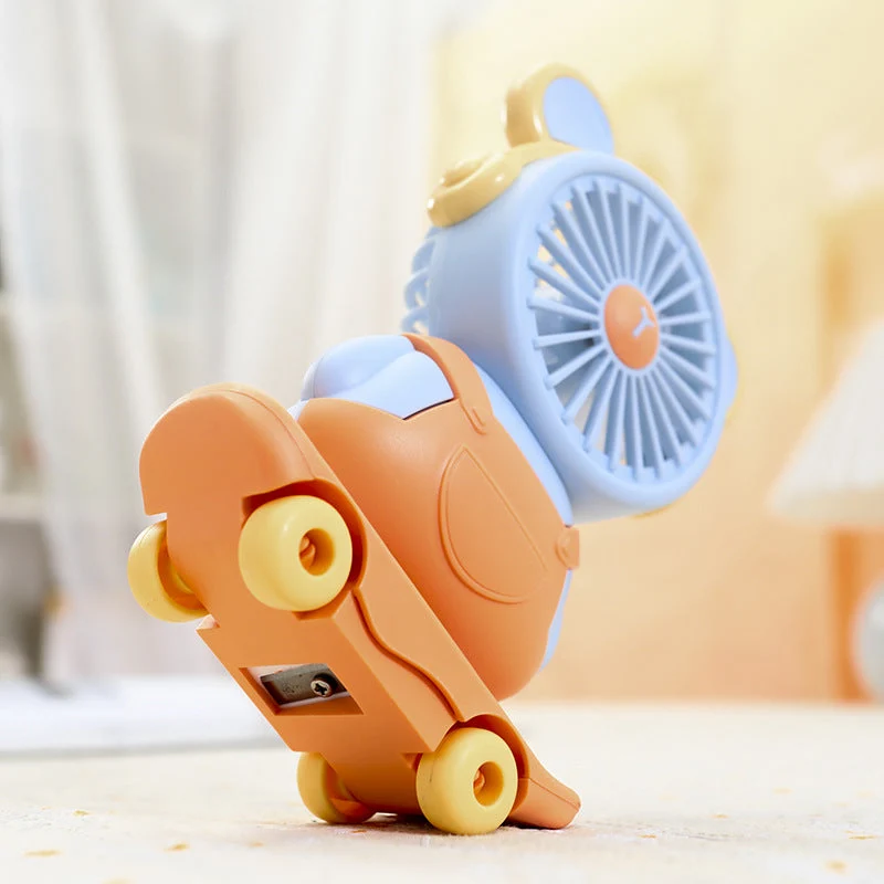 Dames kreativ USB skrivebordsvifte i søtt design Luvikno