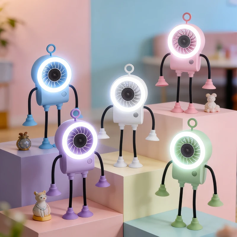 Dame kreativ bordvifte med LED-lys og ergonomisk design Luvikno