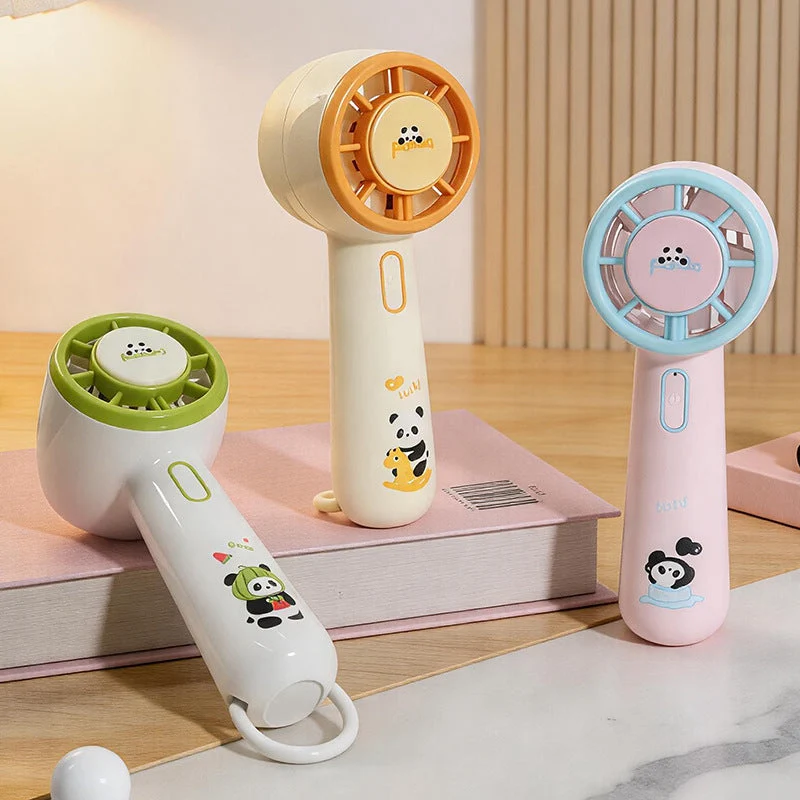 Kvinnors kreativa handfläkt med LED-ljus Luvikno