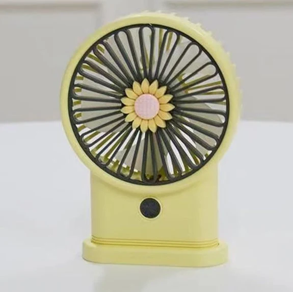 Damen tragbarer Ventilator mit kreativem Blumenmotiv Luvikno