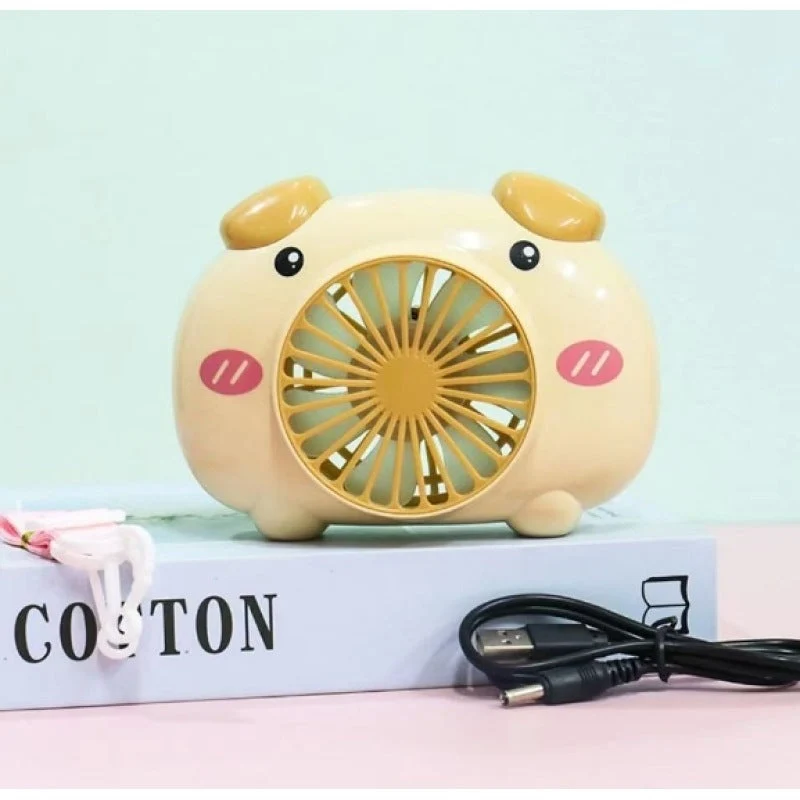 Damen tragbarer Ventilator mit kreativem Blumenmotiv Luvikno