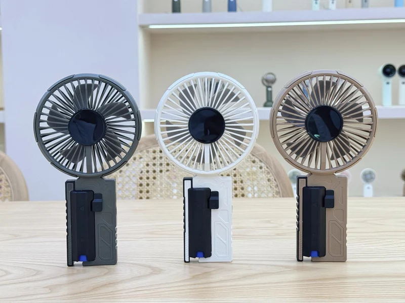 Unisex Bærbar Håndvifte med kraftig batteri og kompakt design Luvikno