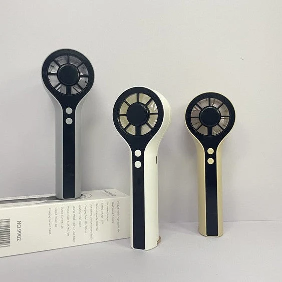 Unisex Bærbar Håndvifte med LCD-skjerm og ergonomisk design Luvikno