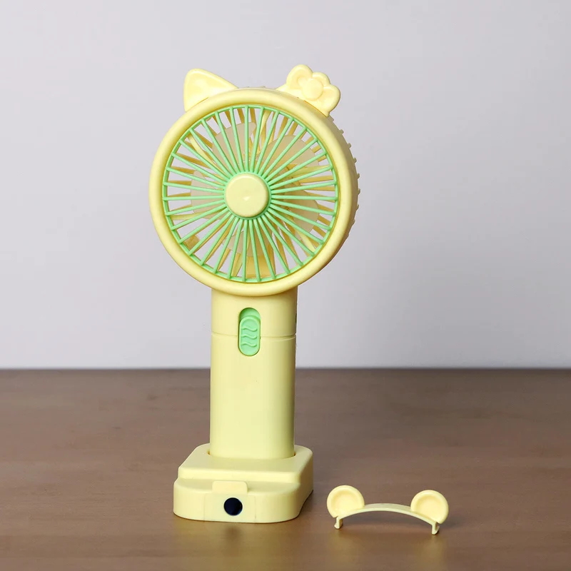 Unisex Bærbar Håndvifte med kreativt Kattøre-design Luvikno
