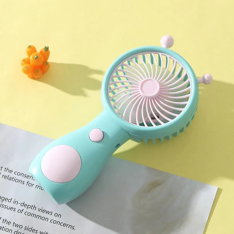 Unisex bærbar håndvifte med ergonomisk design og variabel hastighetsinnstilling Luvikno