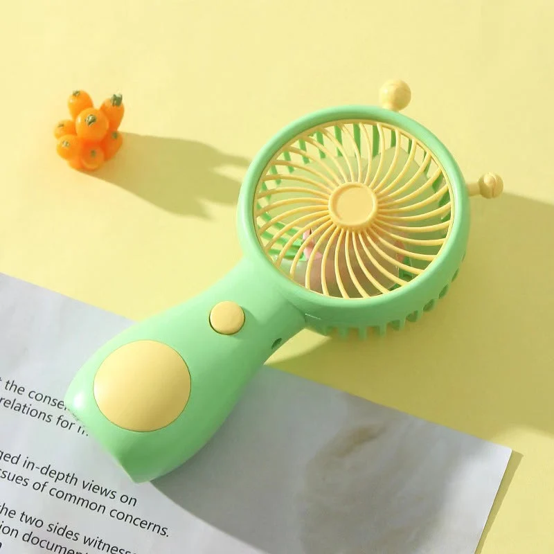 Unisex bærbar håndvifte med ergonomisk design og variabel hastighetsinnstilling Luvikno