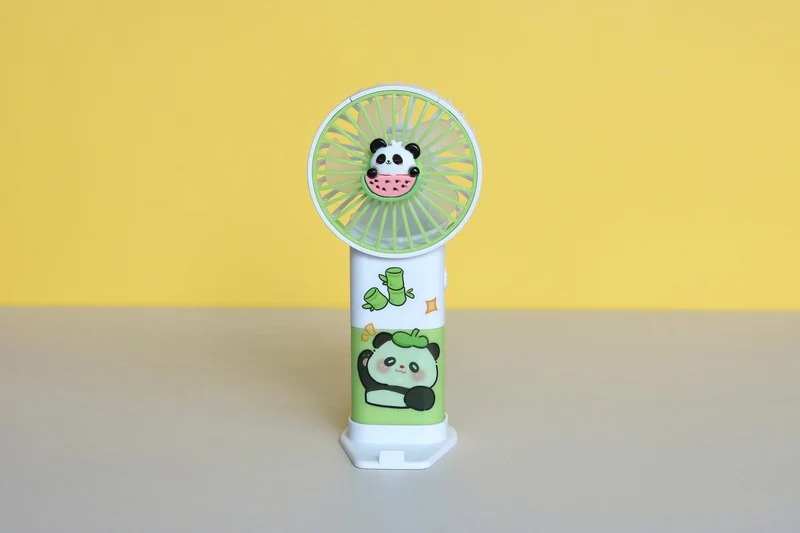 Unisex Bærbar Håndvifte i søtt Panda-design Luvikno
