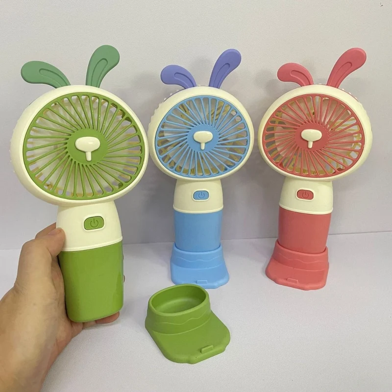 Unisex Bærbar Håndvifte i kreativ Kanin-design Luvikno