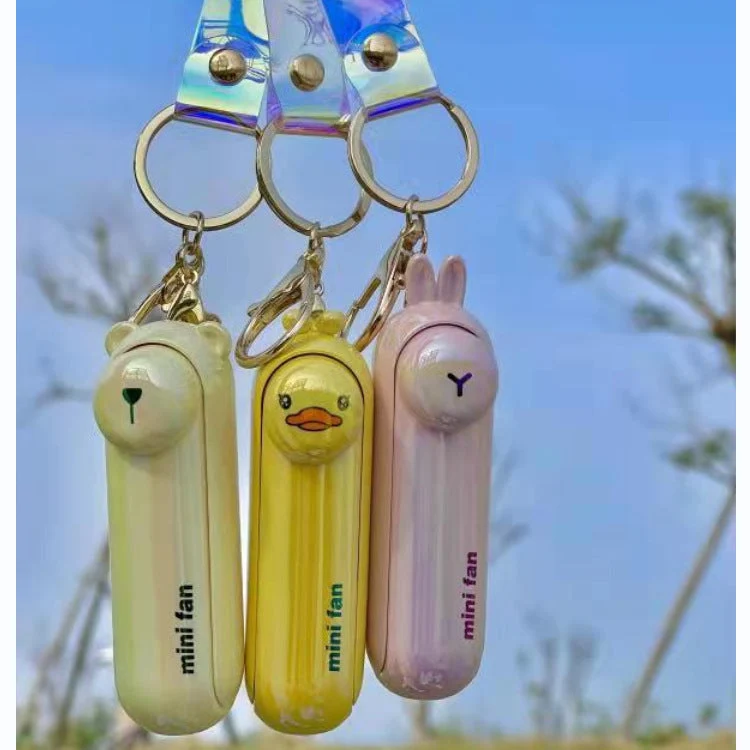 Unisex Mini Håndvifte i lekent kanin-design Luvikno