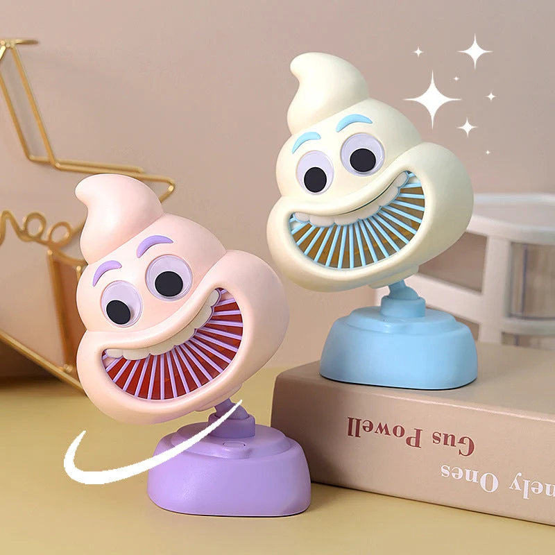 Unisex Morsom Mini-Ventilator med bevegelig hode Luvikno