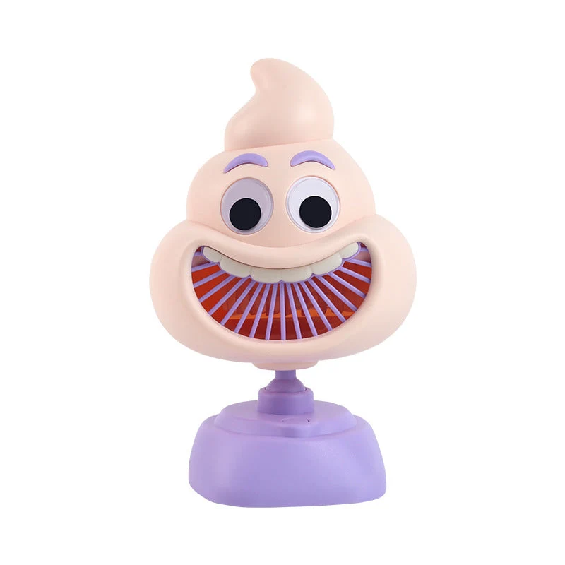 Unisex Morsom Mini-Ventilator med bevegelig hode Luvikno