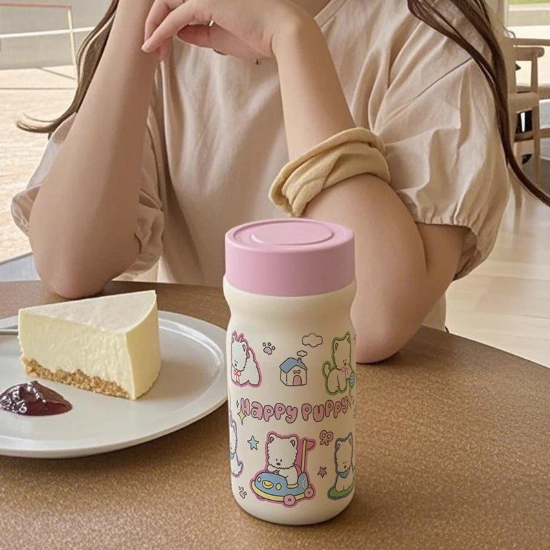 Damen Isoliertrinkflasche mit kreativem Tierdesign Luvikno