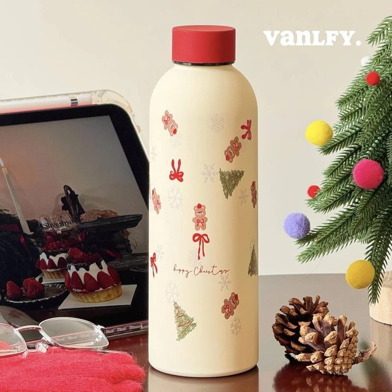 Dame isolerende drikkeflaske med det glade Hello Kitty motiv Luvikno