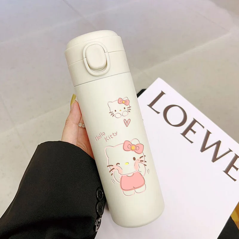 Dame Isolert Drikkeflaske med sjarmerende Hello Kitty Design Luvikno