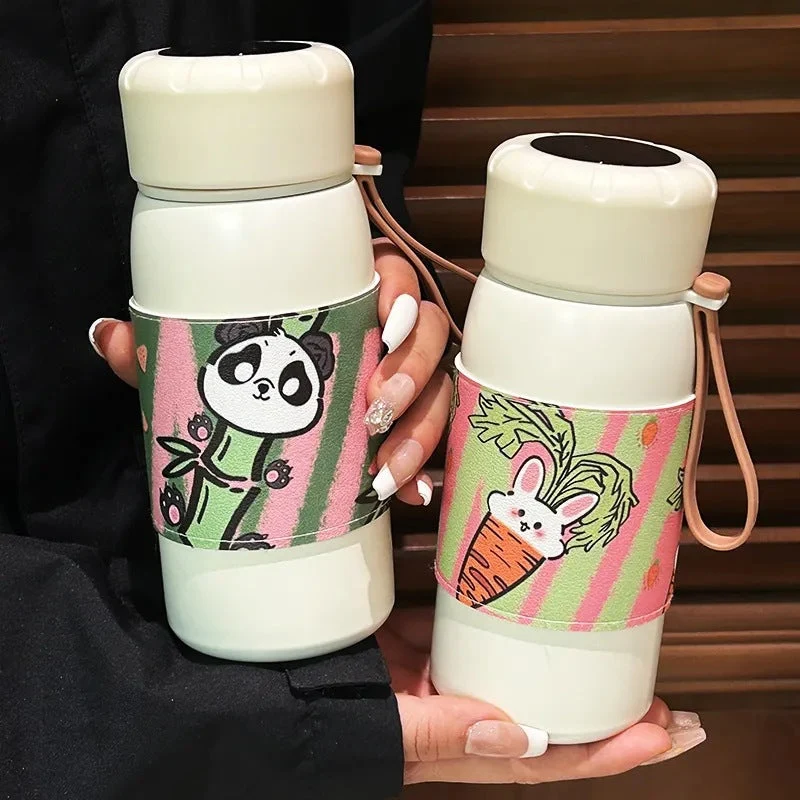 Dame Isolasjonsflaske med leken Panda-design Luvikno