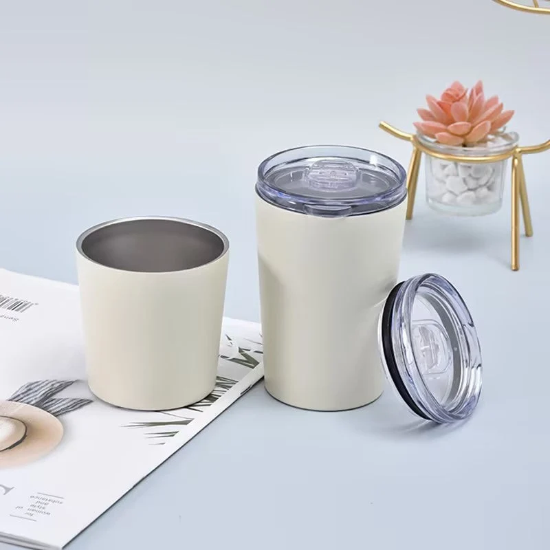 Damen Isolierbecher mit elegantem Deckel und ergonomischem Griff Luvikno