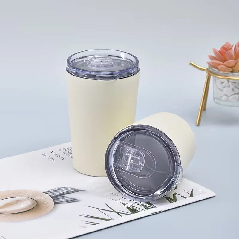 Damen Isolierbecher mit elegantem Deckel und ergonomischem Griff Luvikno
