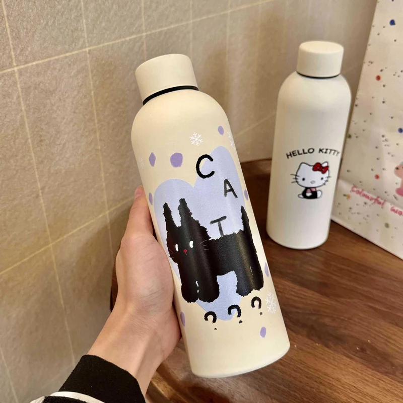 Dame Isoleringsdrikkeflaske med originalt Hello Kitty-design Luvikno