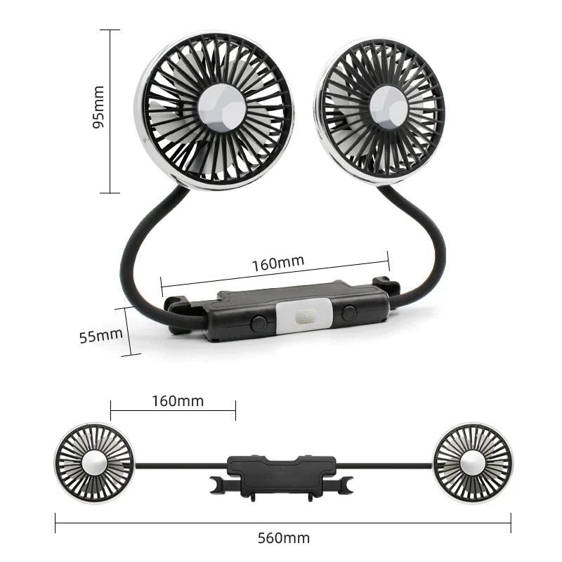 Unisex Dual-Function Oppladbar Klipsvifte Luvikno