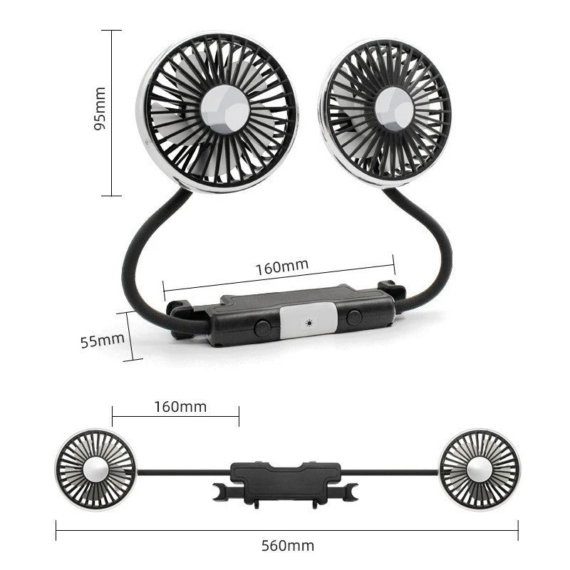 Unisex Dual-Function Oppladbar Klipsvifte Luvikno