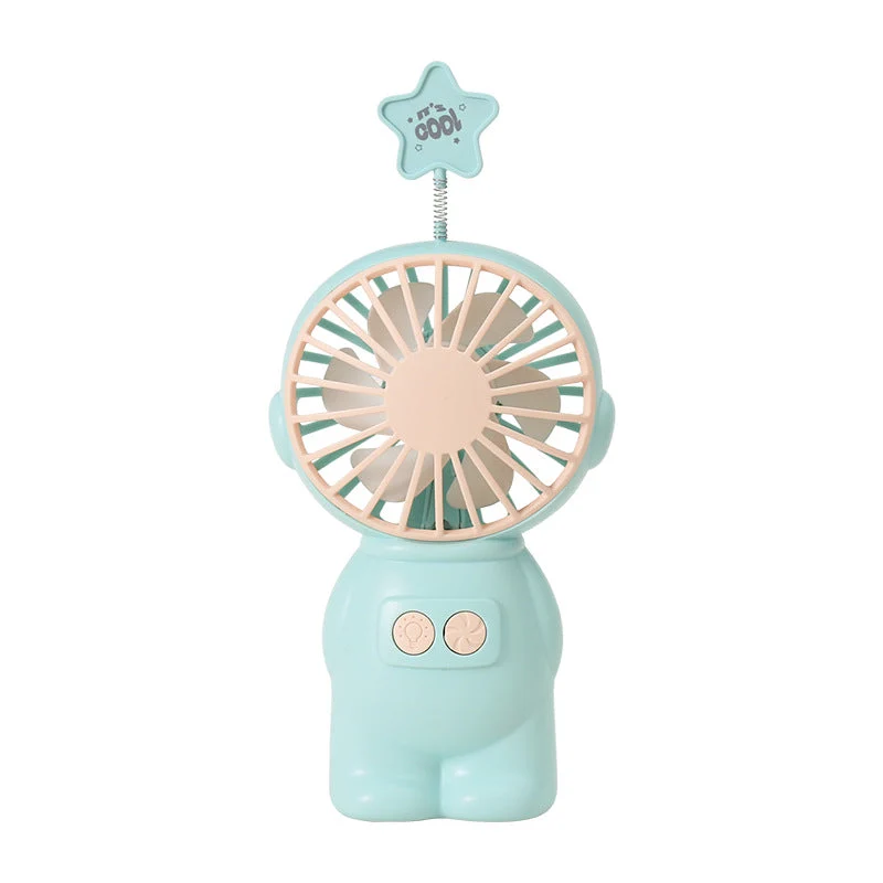 Unisex Bærbar Mini-vifte i lekent figurdesign Luvikno