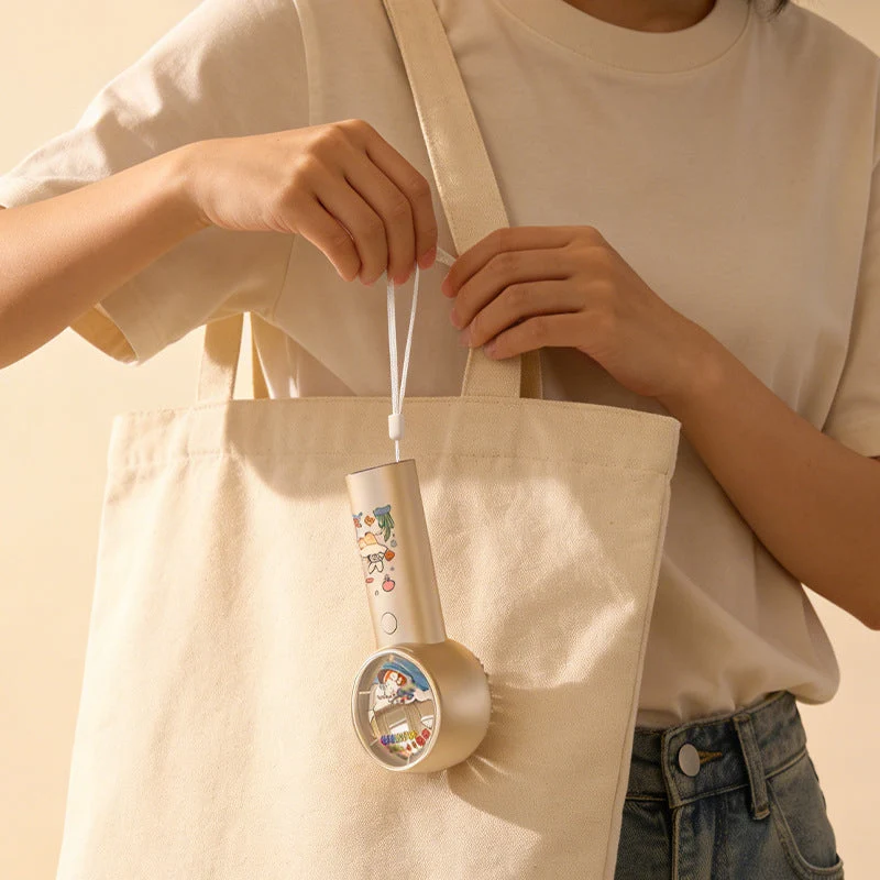 Unisex Bærbar Håndvifte med søtt kattedesign Luvikno
