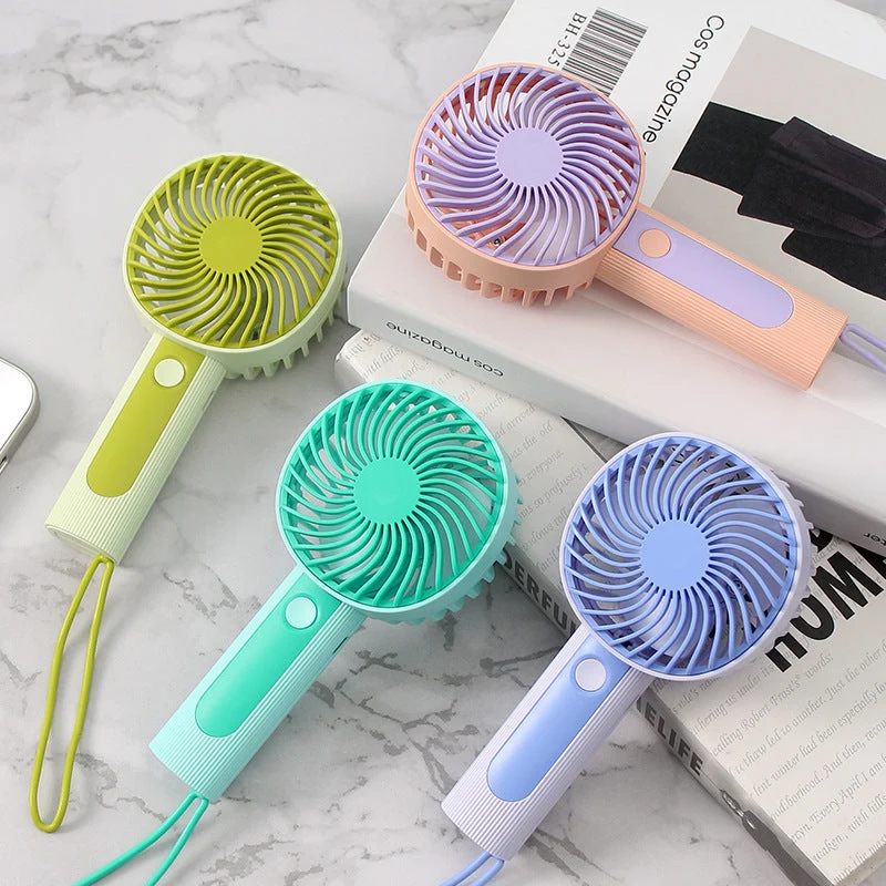 Unisex Bærbar Håndvifte med ergonomisk håndtaksoverflate Luvikno