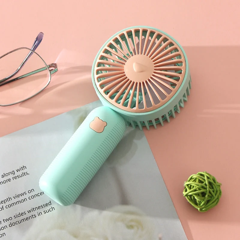 Unisex Bærbar Håndvifte med ergonomisk håndtak og innovativt design Luvikno